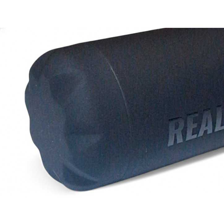 Botella Real Madrid Negra Rubberizada de Doble Pared