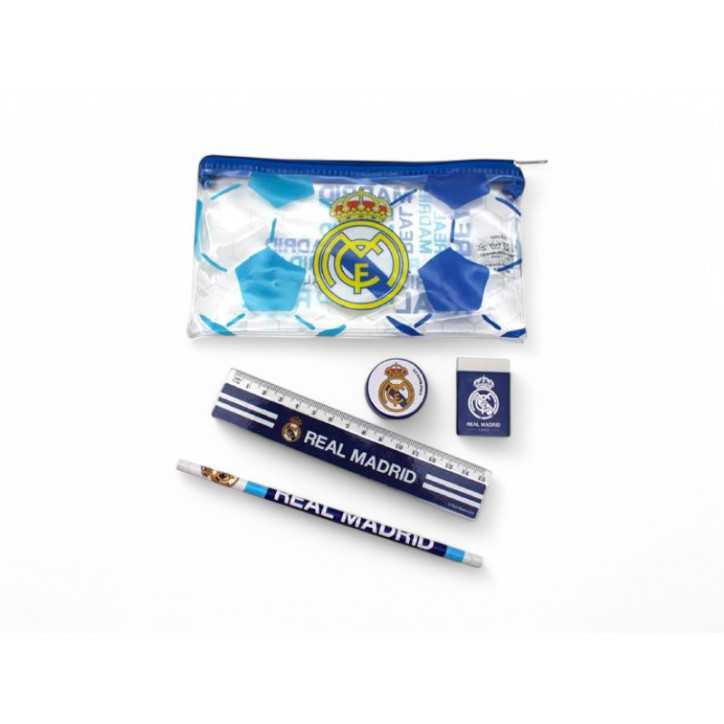 Estuche Real Madrid con Material Escolar