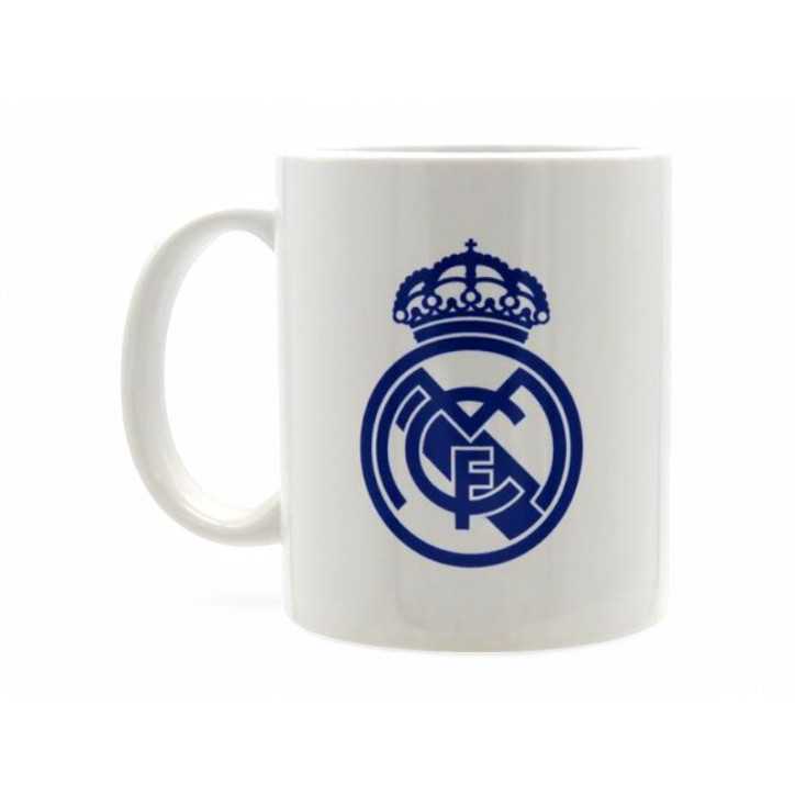 Taza Cerámica Real Madrid Escudo Azul en Caja Taza Cerámica Real Madrid Escudo Azul en Caja