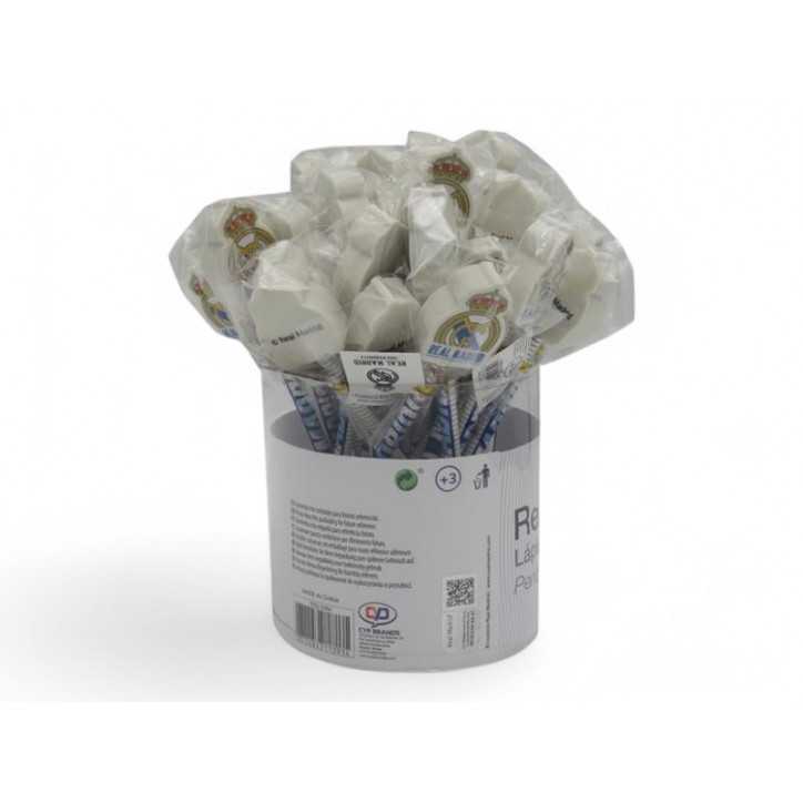 Lápiz Real Madrid con Goma Decorada