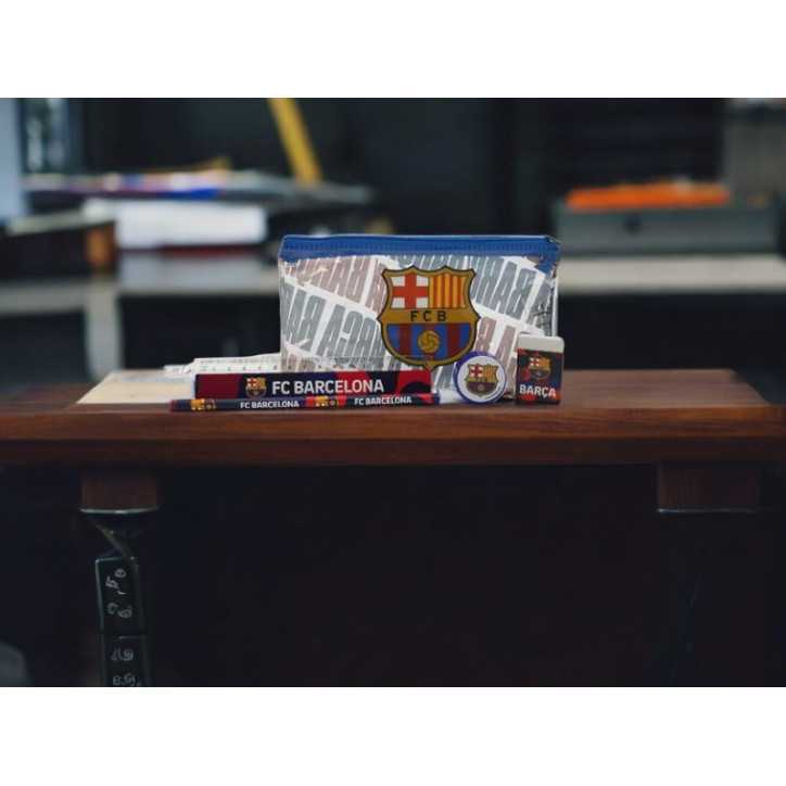 Estuche FCBarcelona con Material Escolar