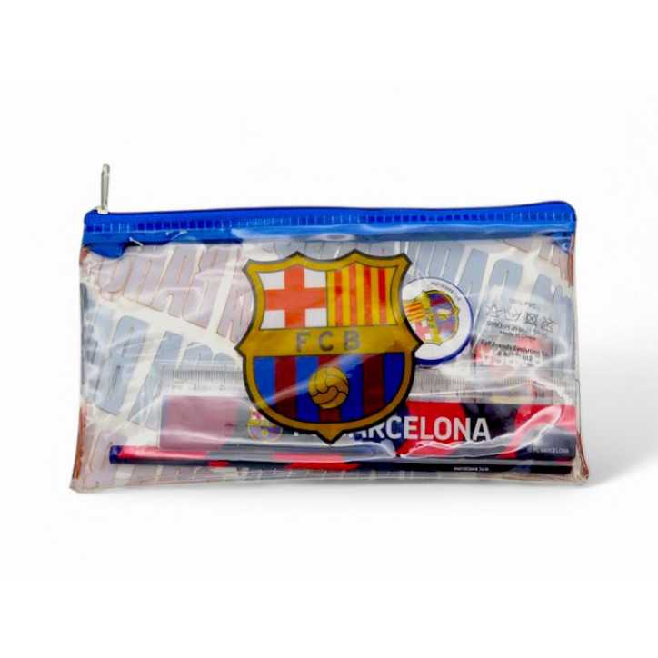 Estuche FCBarcelona con Material Escolar