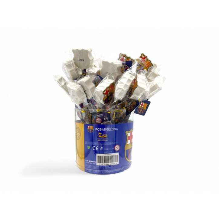 Lápiz FC Barcelona con Goma Decorada Lápiz FC Barcelona con Goma Decorada