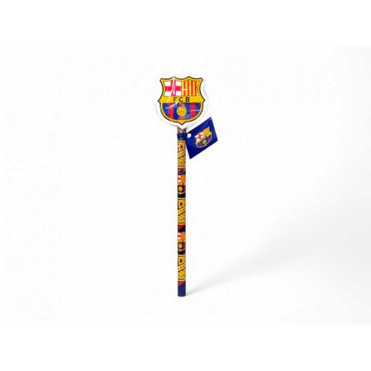 Lápiz FC Barcelona con Goma Decorada Lápiz FC Barcelona con Goma Decorada