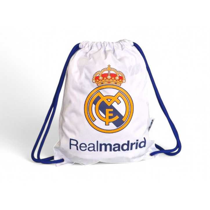 Mochila Saco Real Madrid Blanco Clásico