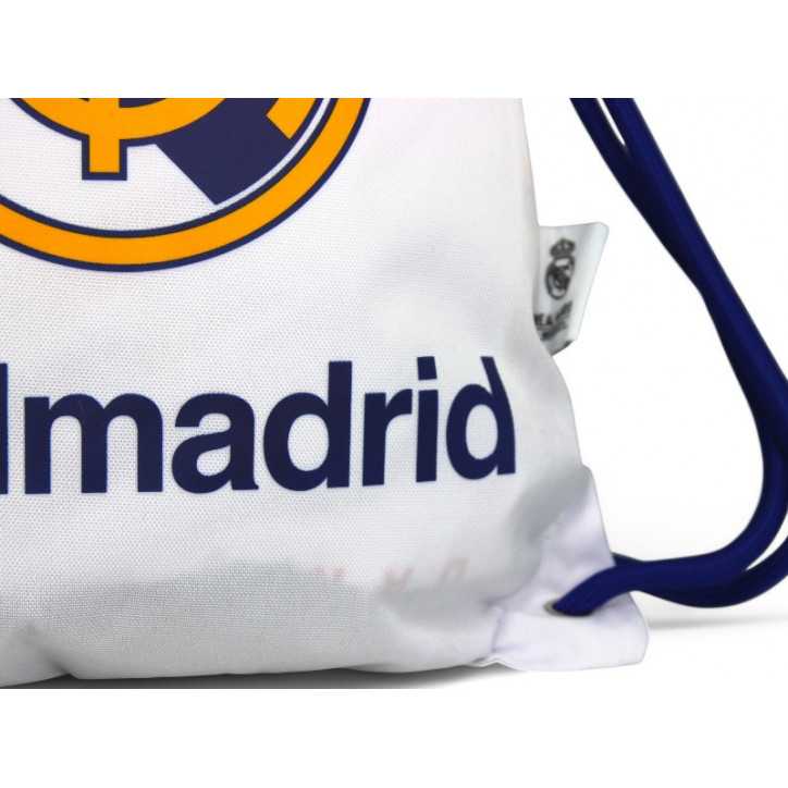 Mochila Saco Real Madrid Blanco Clásico Mochila Saco Real Madrid Blanco Clásico
