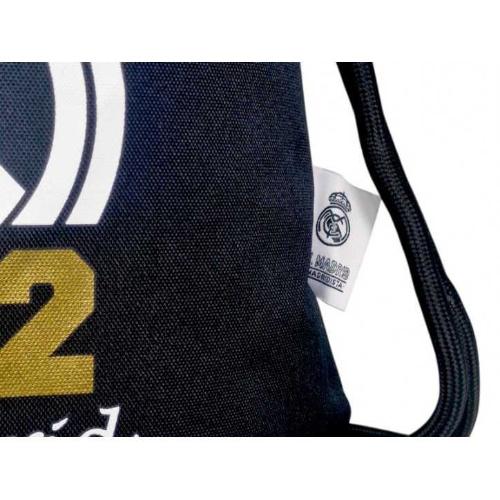 Mochila Saco Real Madrid Negra Mochila Saco Real Madrid Negra