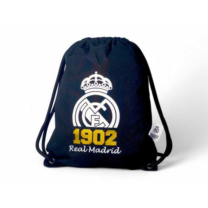 Mochila Saco Real Madrid Negra Mochila Saco Real Madrid Negra