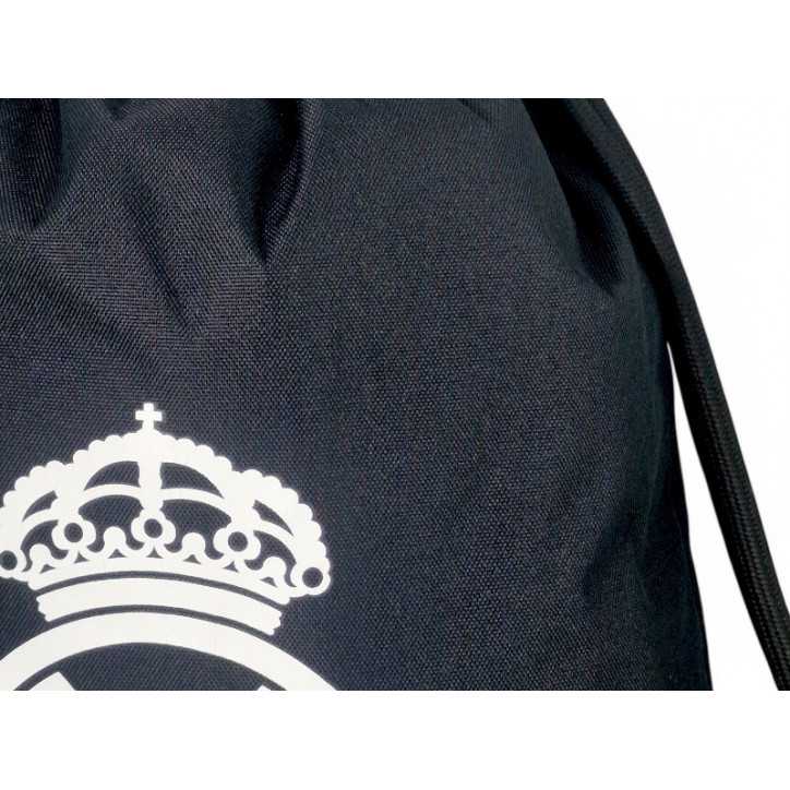 Mochila Saco Real Madrid Negra Mochila Saco Real Madrid Negra