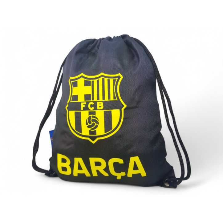 Mochila saco FC Barcelona Negra Mochila saco FC Barcelona Negra
