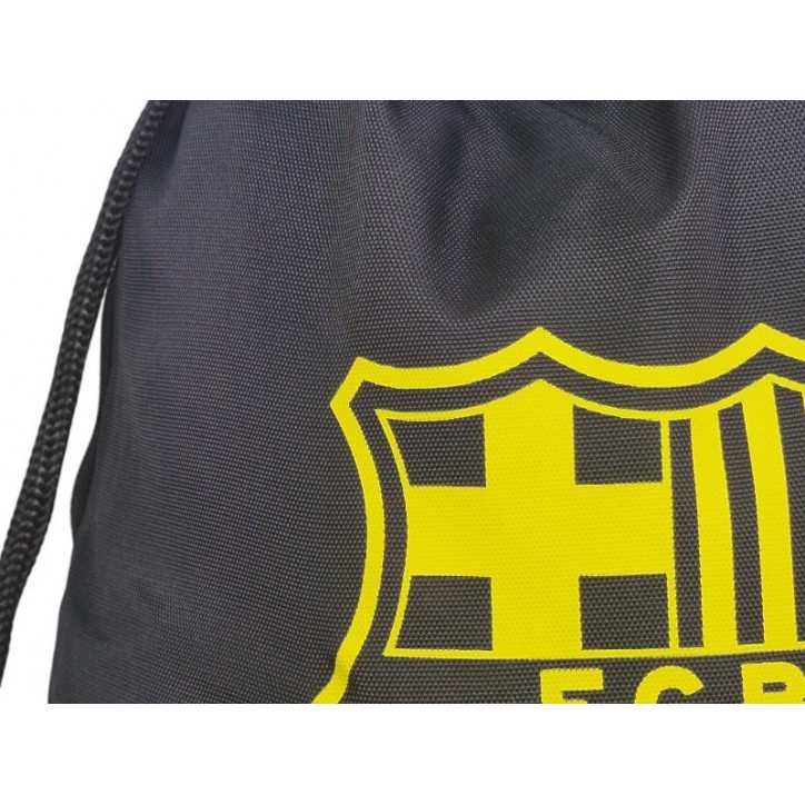 Mochila saco FC Barcelona Negra Mochila saco FC Barcelona Negra