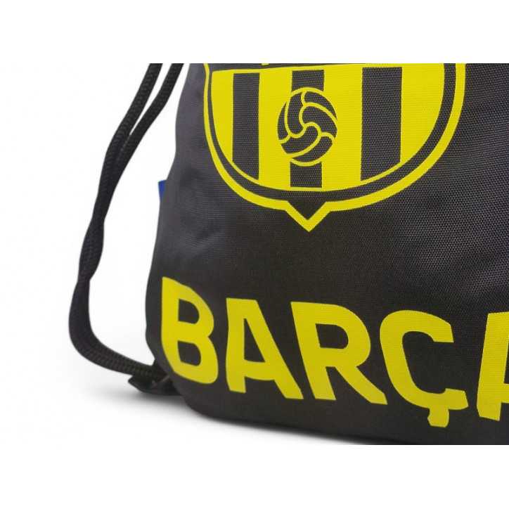 Mochila saco FC Barcelona Negra Mochila saco FC Barcelona Negra