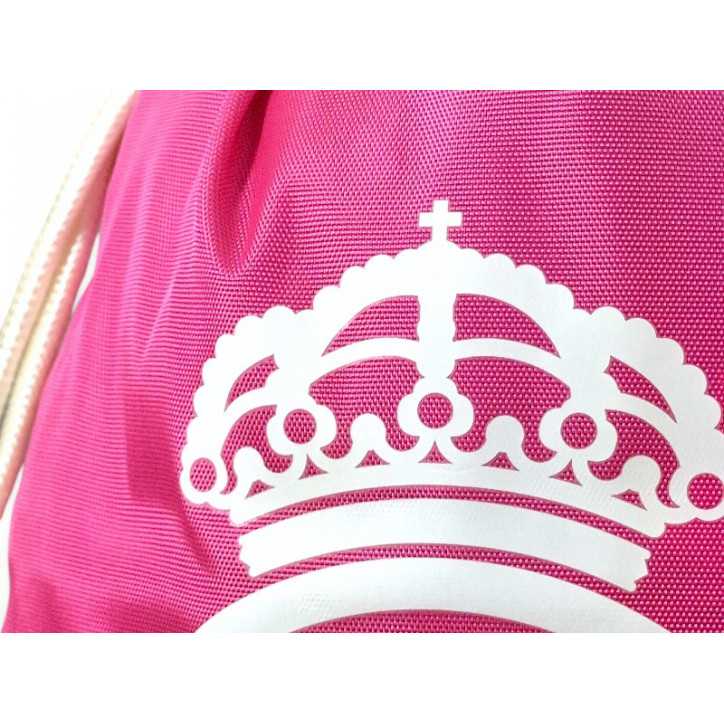 Mochila Saco Real Madrid Rosa Fucsia