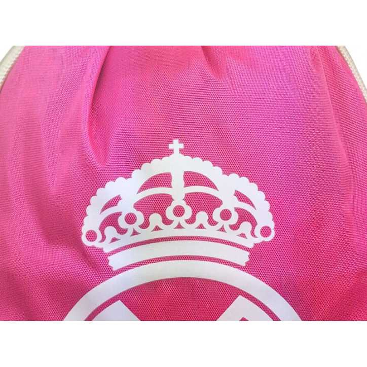 Mochila Saco Real Madrid Rosa Fucsia
