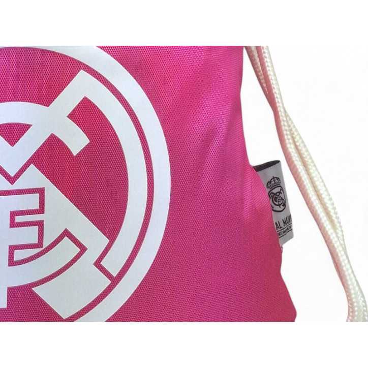 Mochila Saco Real Madrid Rosa Fucsia
