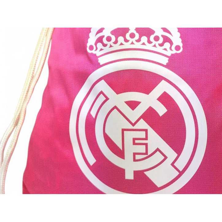 Mochila Saco Real Madrid Rosa Fucsia