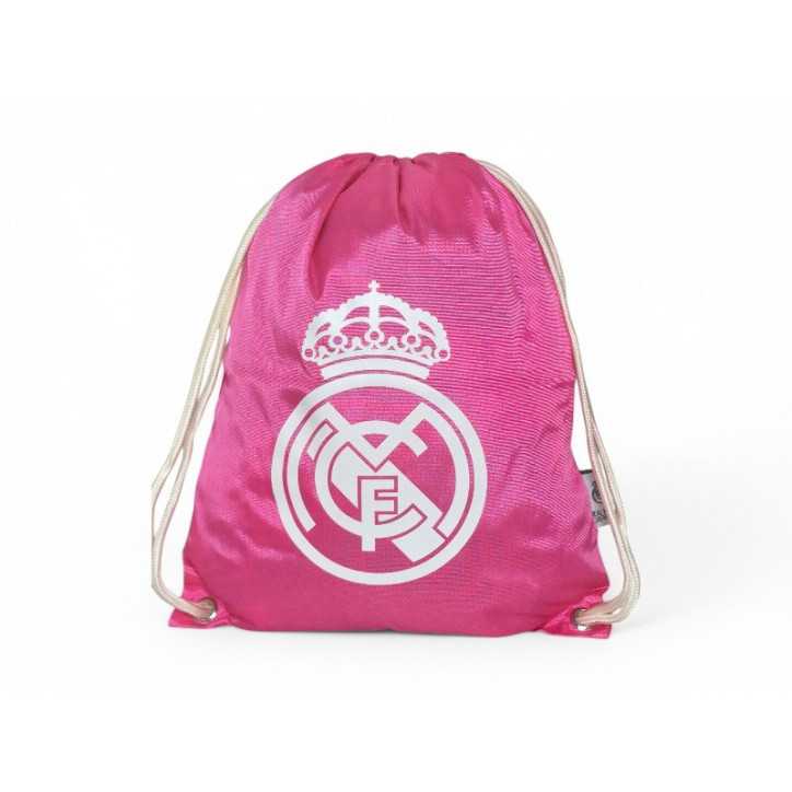 Mochila Saco Real Madrid Rosa Fucsia
