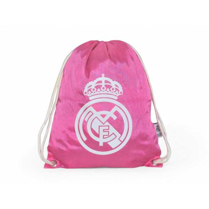 Mochila Saco Real Madrid Rosa Fucsia