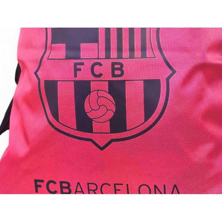 Mochila saco FC Barcelona Fucsia