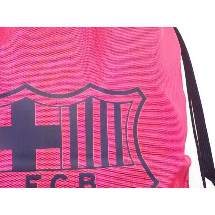 Mochila saco FC Barcelona Fucsia