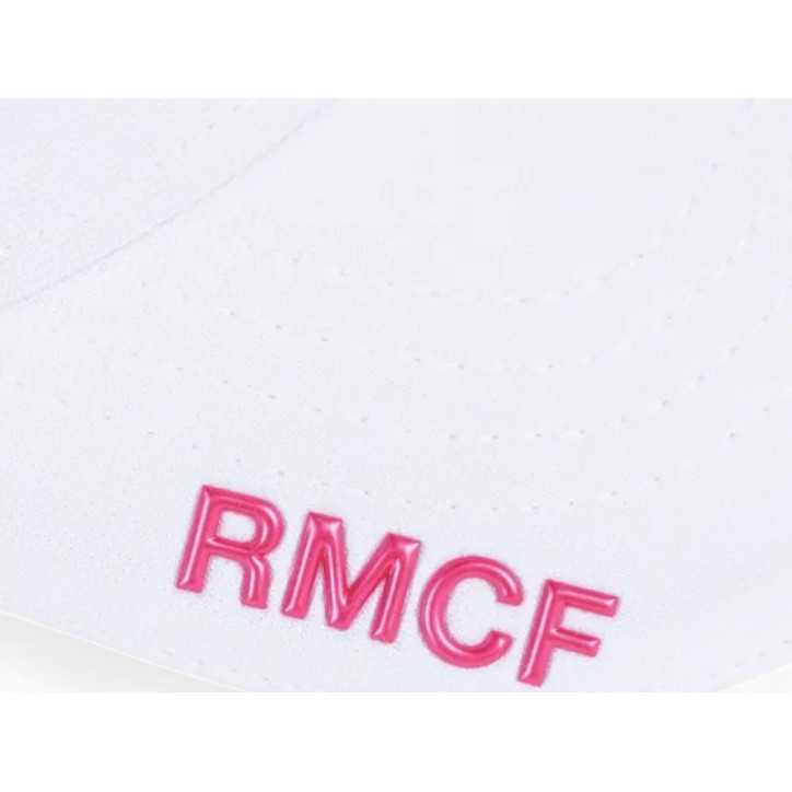 Gorra Real Madrid Blanca escudo Rosa