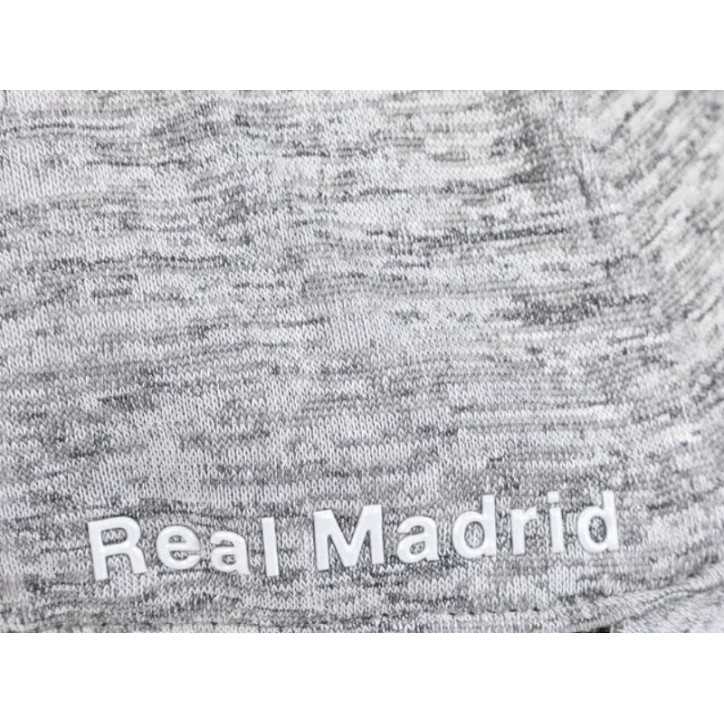 Gorra Real Madrid Gris escudo Blanco