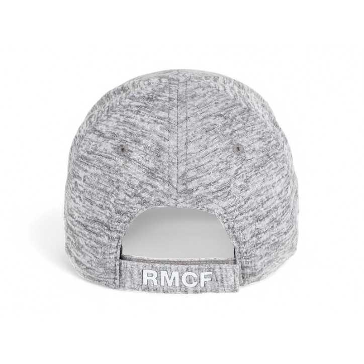 Gorra Real Madrid Gris escudo Blanco