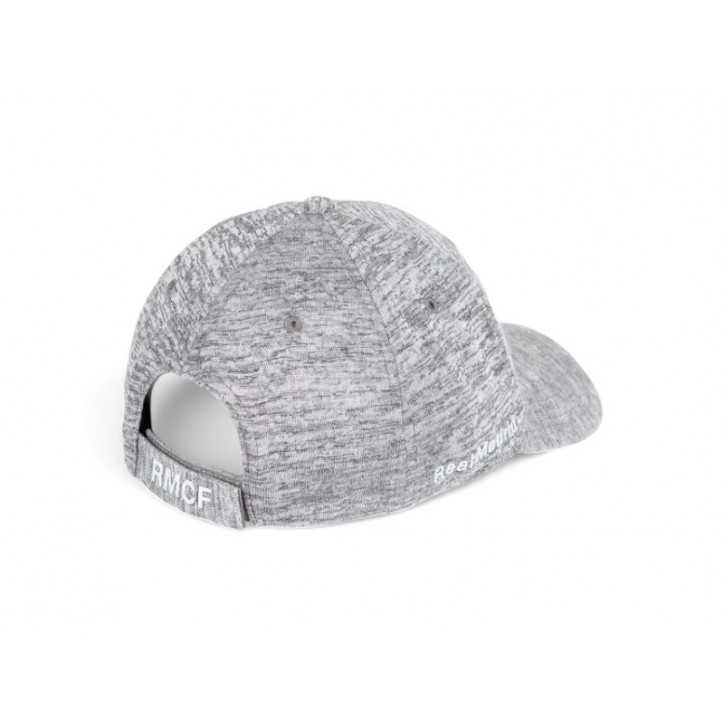 Gorra Real Madrid Gris escudo Blanco