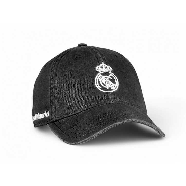 Gorra Real Madrid Negra Vintage Premium