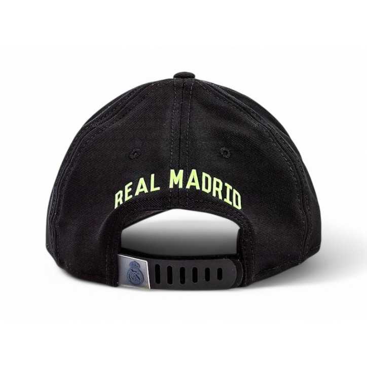 Gorra Real Madrid Negra Verde Neón