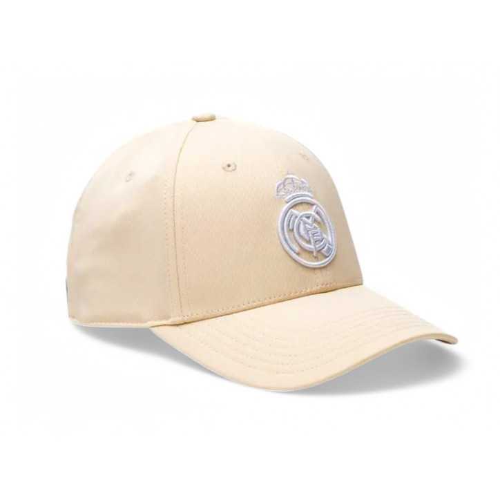 Gorra Real Madrid Beige escudo Blanco