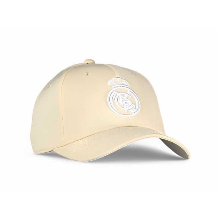 Gorra Real Madrid Beige escudo Blanco