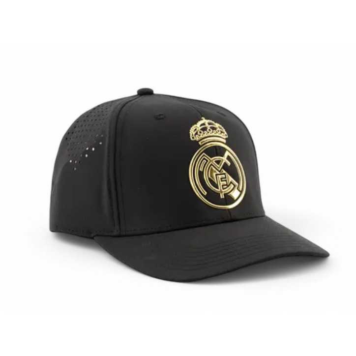 Gorra Real Madrid Negra escudo Dorado Gorra Real Madrid Negra escudo Dorado