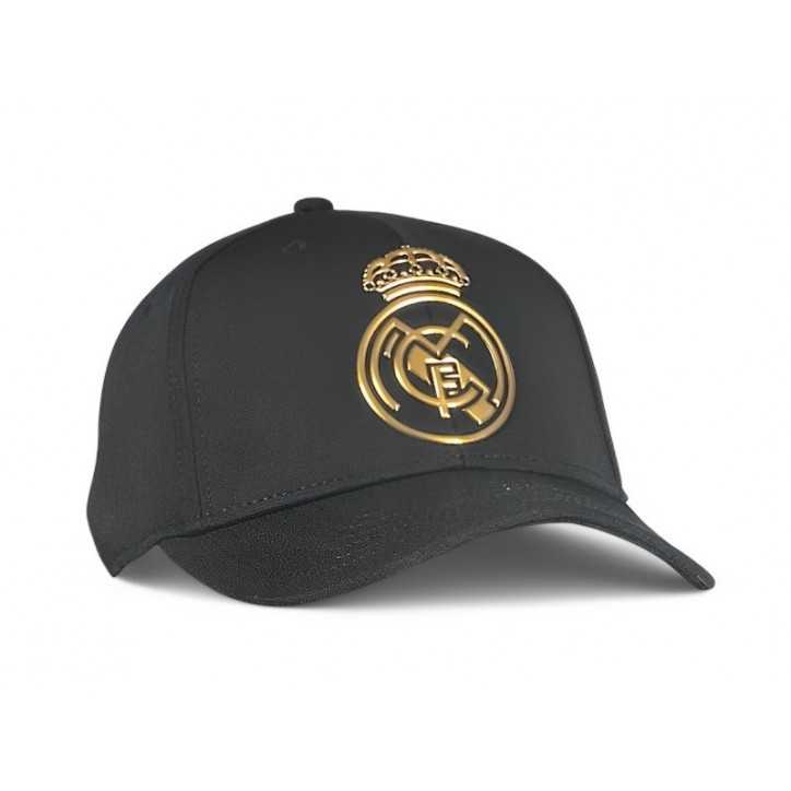 Gorra Real Madrid Negra escudo Dorado Gorra Real Madrid Negra escudo Dorado