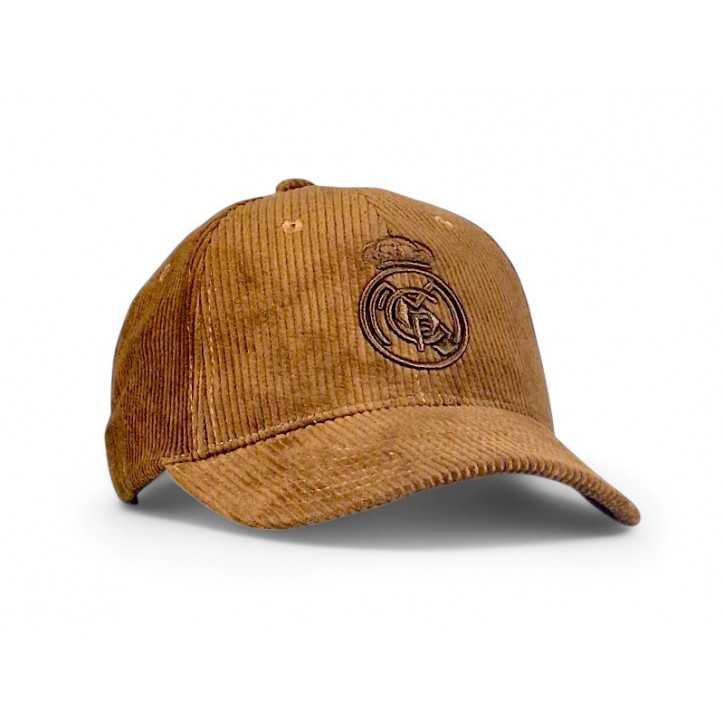 Gorra Real Madrid Pana Marrón Gorra Real Madrid Pana Marrón
