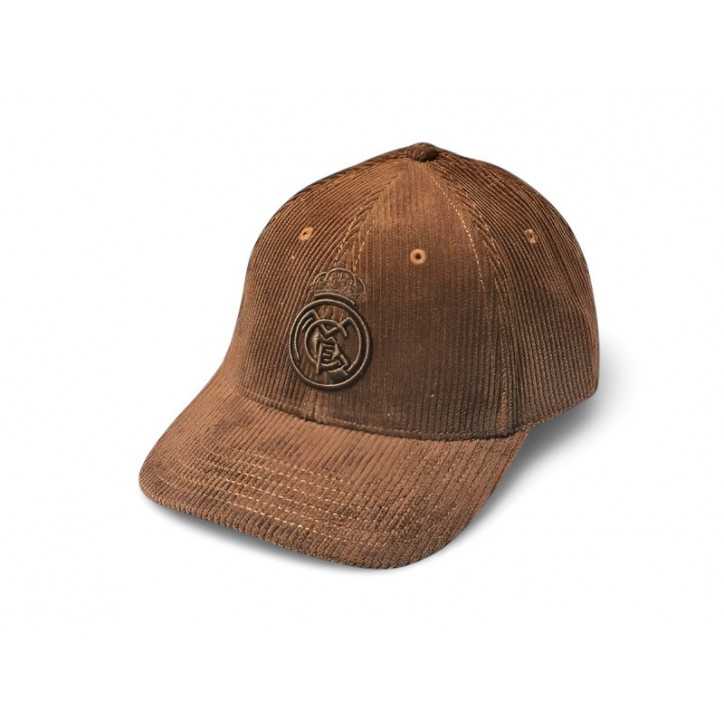 Gorra Real Madrid Pana Marrón Gorra Real Madrid Pana Marrón
