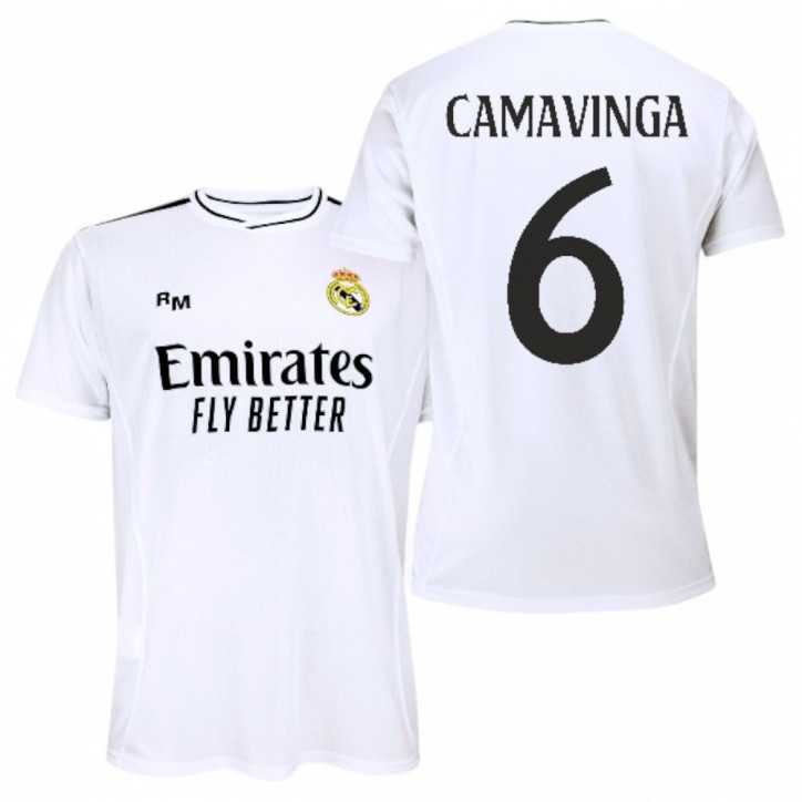 copia di copia di copia di copia di Primera Equipación Real Madrid 2024-25 Alaba 4