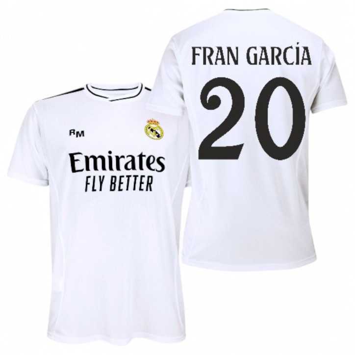 Camiseta Home RM 24-25 Fran García Camiseta Home RM 24-25 Fran García