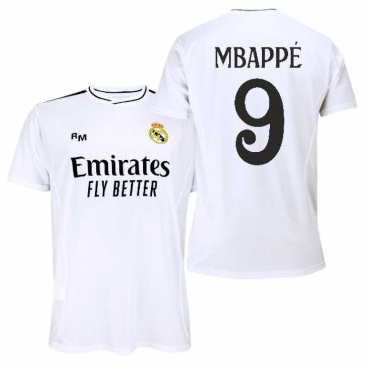 Camiseta Home RM 24-25 Mbappé Camiseta Home RM 24-25 Mbappé