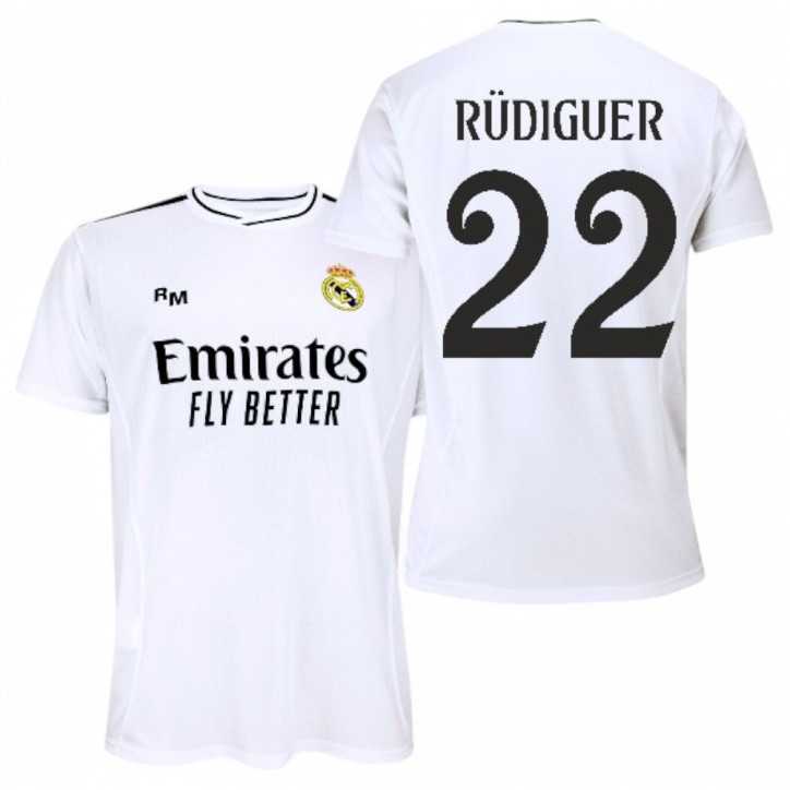 Camiseta Home RM 24-25 Rüdiger Camiseta Home RM 24-25 Rüdiger
