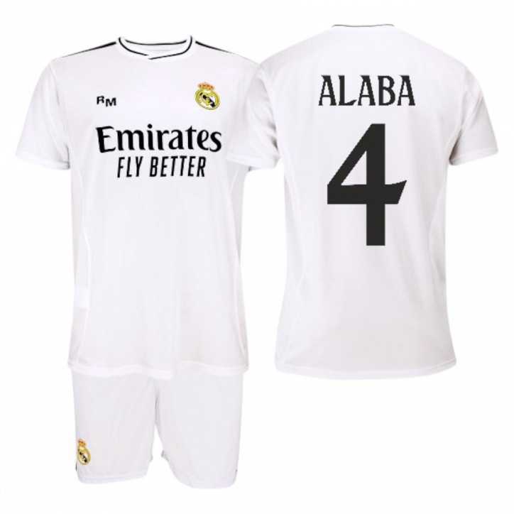 Primera Equipación Real Madrid 2024/25 Conjunto Infantil Alaba