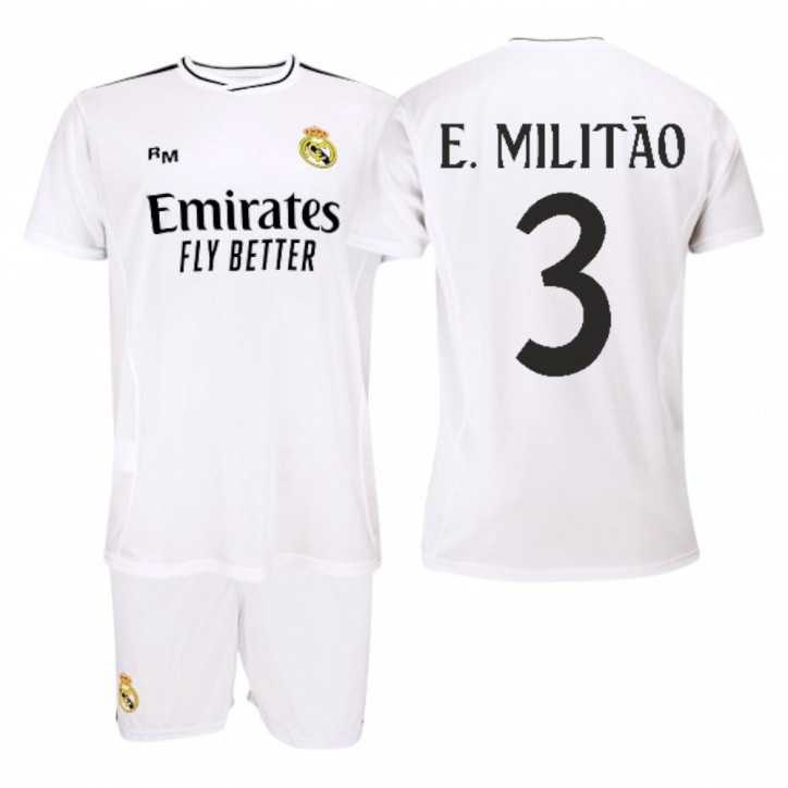copie de copie de copie de copie de copie de Primera Equipación Real Madrid 2024/25 Conjunto Infantil Alaba