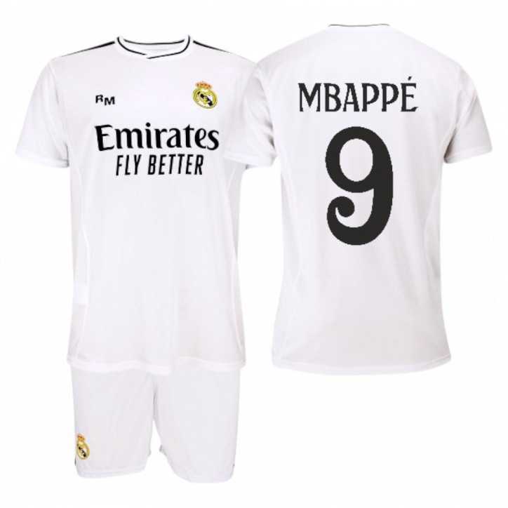 Kit Home Infantil RM 24-25 Mbappé Kit Home Infantil RM 24-25 Mbappé