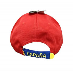 Gorra Selección de España Roja Escudo y Estrella de Campeón del Mundo