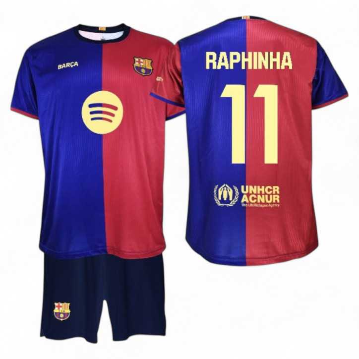 Kit Home Infantil FCB 24-25 Raphinha