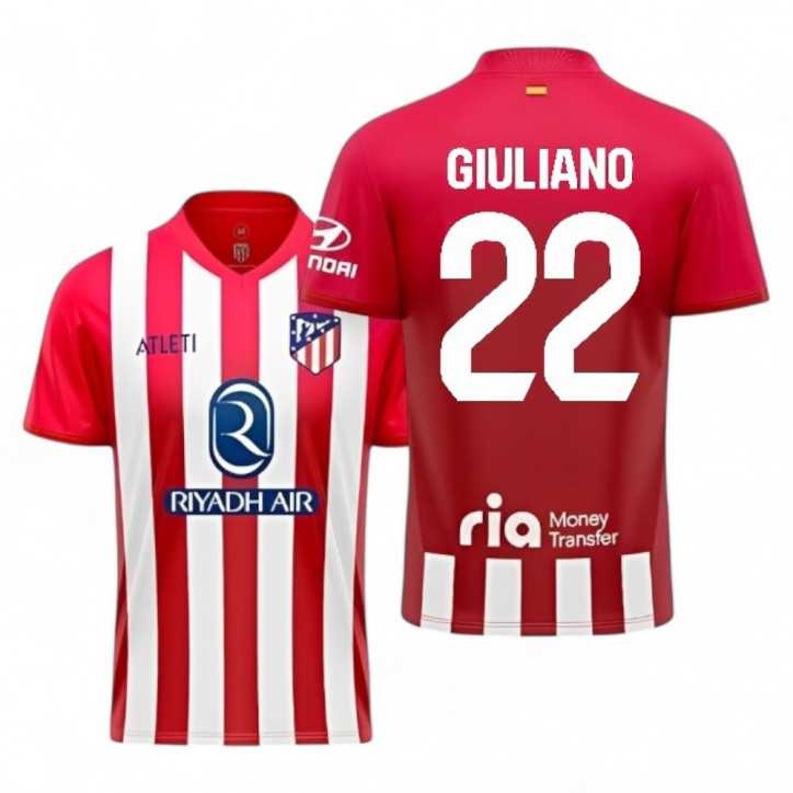 Camiseta Home Atlético de Madrid 23-24 Giuliano Camiseta Home Atlético de Madrid 23-24 Giuliano
