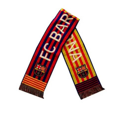 Bufanda Telar FC. Barcelona Senyera 140x20 cm