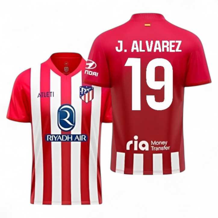 Camiseta Home Atlético de Madrid 23-24 J. Álvarez