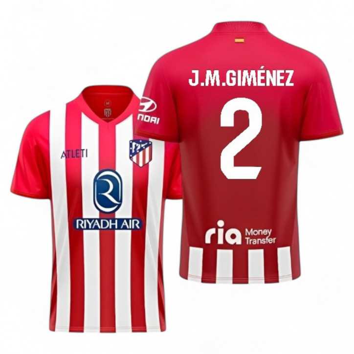 Camiseta Home Atlético de Madrid 23-24 J.M. Giménez Camiseta Home Atlético de Madrid 23-24 J.M. Giménez