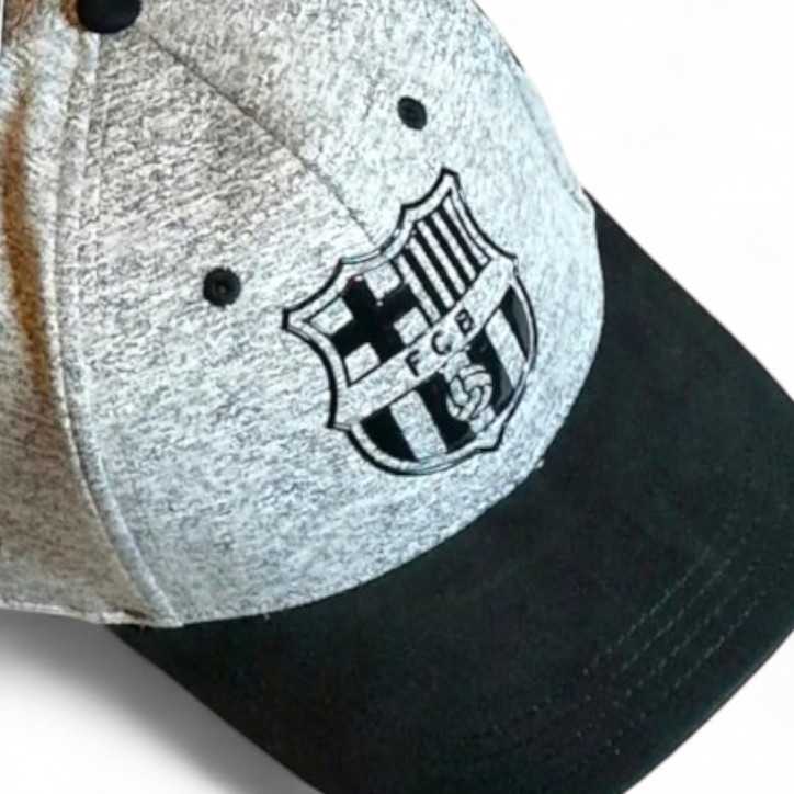 Gorra FC Barcelona Gris Coral